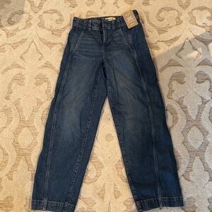 Madewell Women's Petite Tapered Denim Trousers